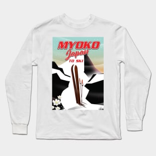 myoko japan ski poster Long Sleeve T-Shirt